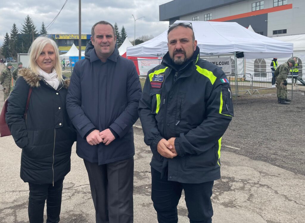 Ucraina delegazione Civitavecchia confine