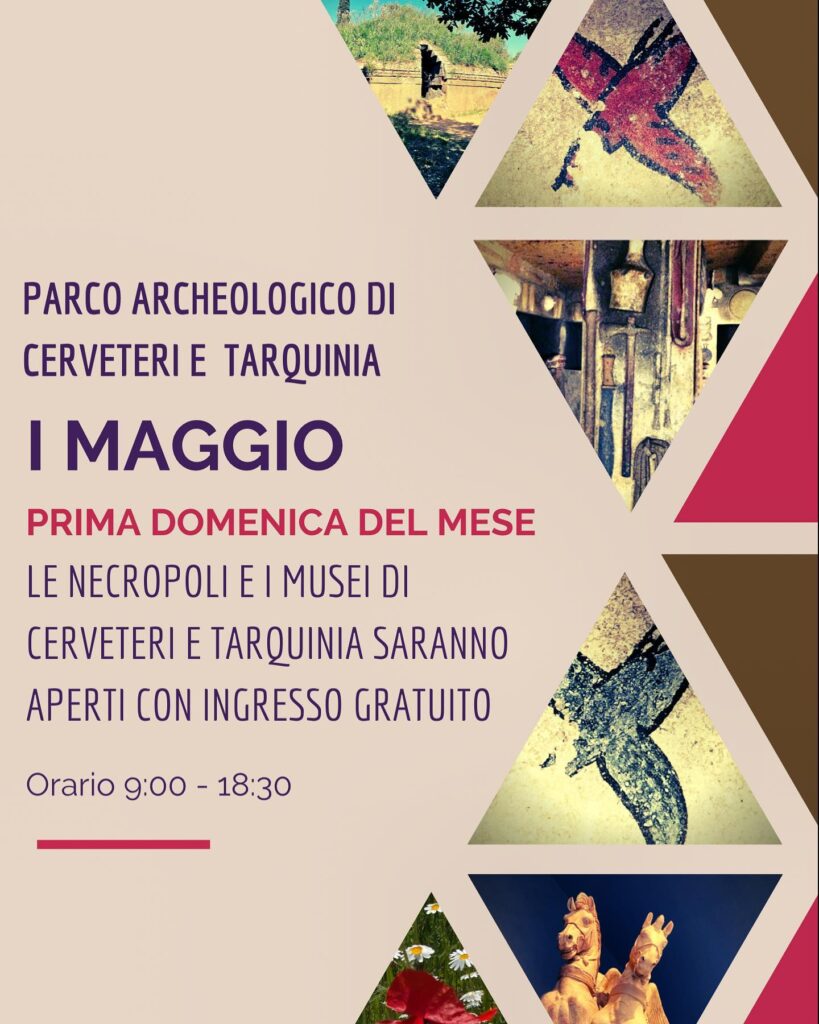 ingresso gratuito necropoli Cerveteri