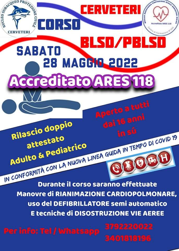 Cerveteri corso Blsd/Pblsd