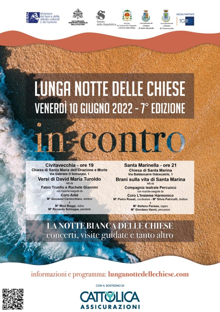 Civitavecchia Santa Marinella notte chiese