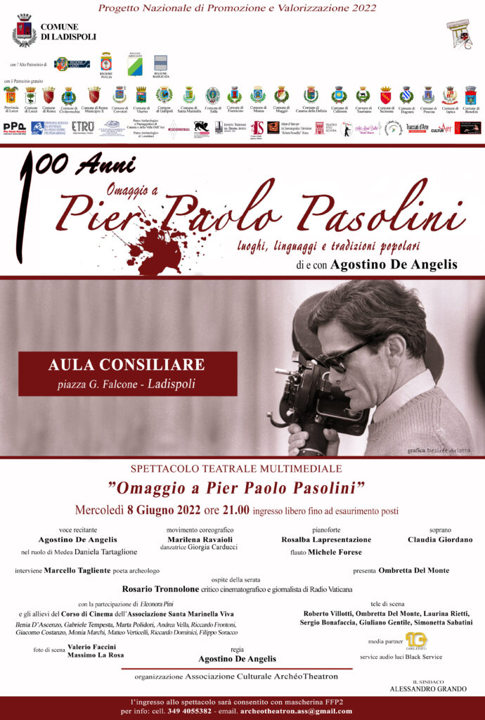 Ladispoli, omaggio a Pier Paolo Pasolini in aula consiliare