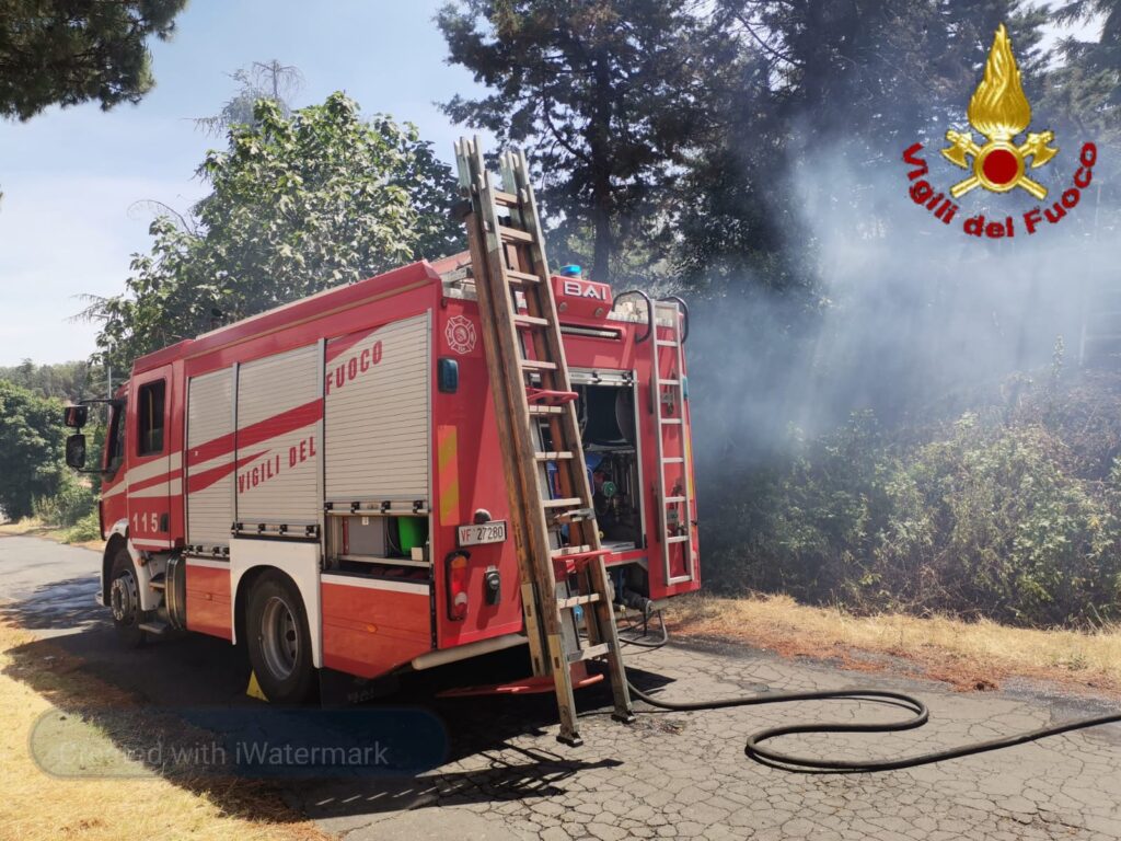 Anguillara sterpaglie fuoco