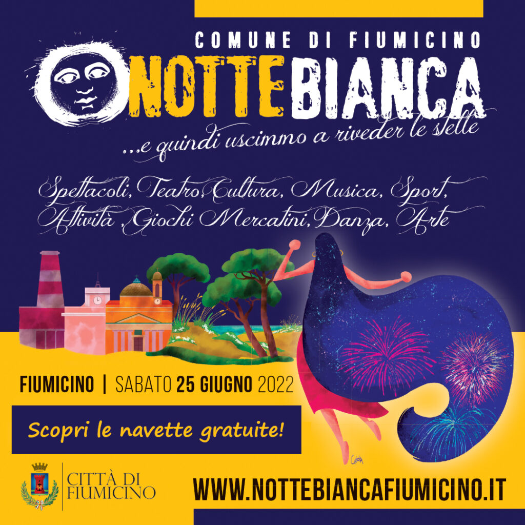 Parcheggi e navette gratuite per la notte bianca di Fiumicino