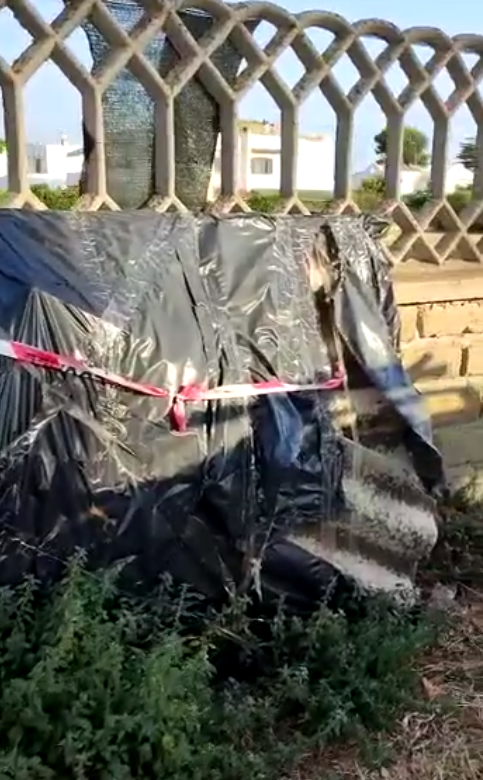 Cerveteri: amianto abbandonato sulla strada, ancora nessun intervento