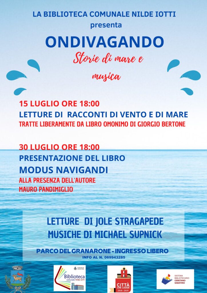 Alla biblioteca comunale di Cerveteri letture e le musiche di Michael Supnick