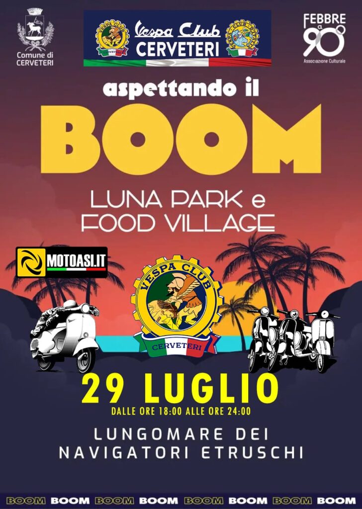 Sul Lungomare di Campo di Mare arriva il Vespa Club Cerveteri