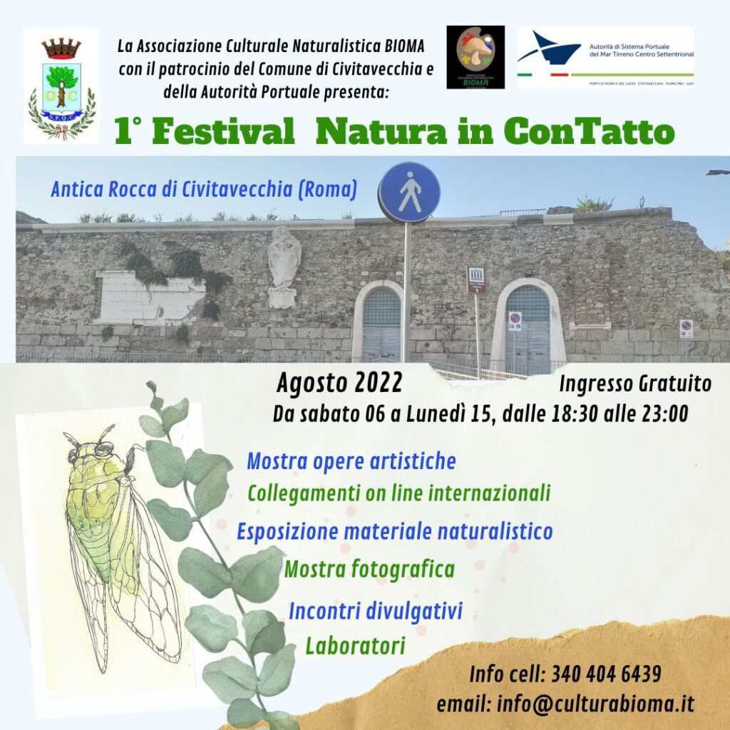Civitavecchia: al via il primo festival "Natura in ConTatto"