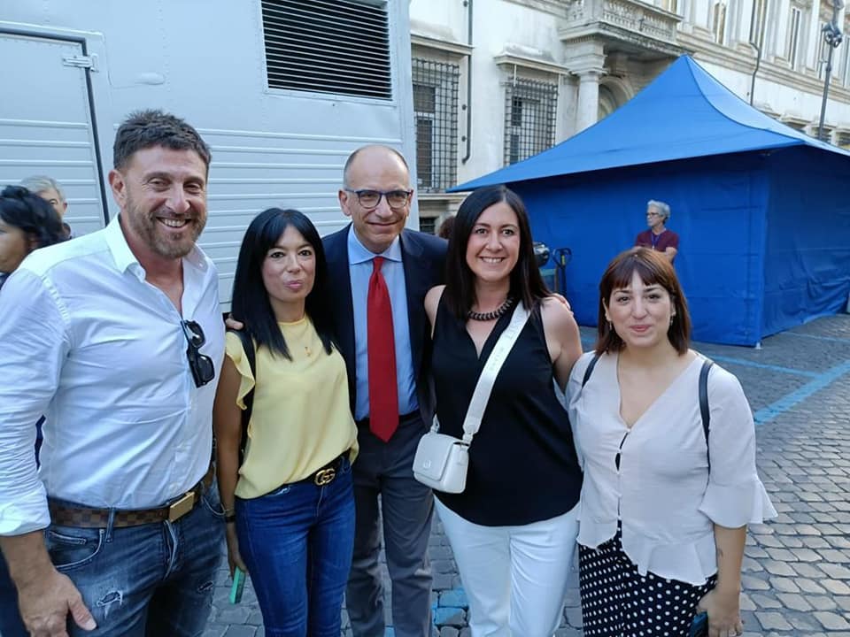 Politiche 2022: anche Linda Ferretti all'apertura della campagna elettorale del Pd a Roma