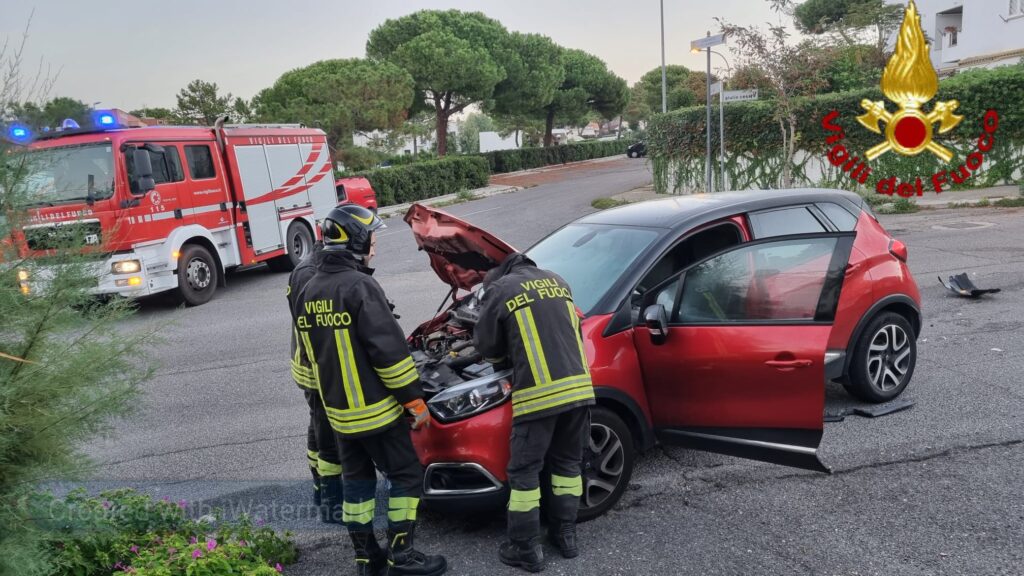 Santa Marinella: incidente tra due auto, due feriti