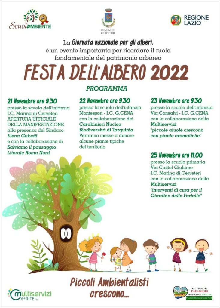 A Cerveteri si apre ufficialmente la "Festa dell'albero"