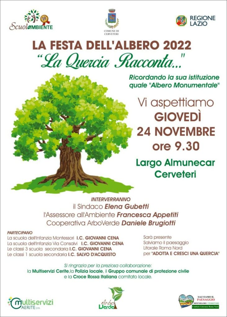 A Cerveteri si apre ufficialmente la "Festa dell'albero"