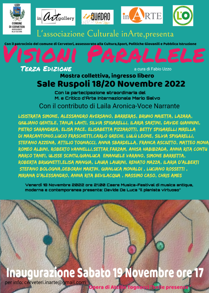 Cerveteri: a Sala Ruspoli la terza edizione di "Visioni Parallele"