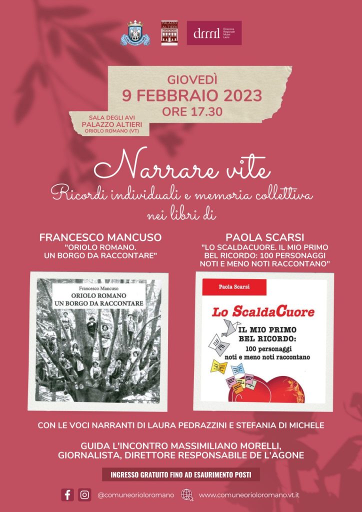 Oriolo Romano Narrare vite
