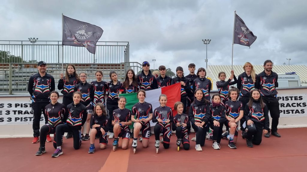 Pattinaggio Velocità: 1 Podio completo e 1 Bronzo al Trophée des 3 Pistes in Francia per la Debby Roller Team