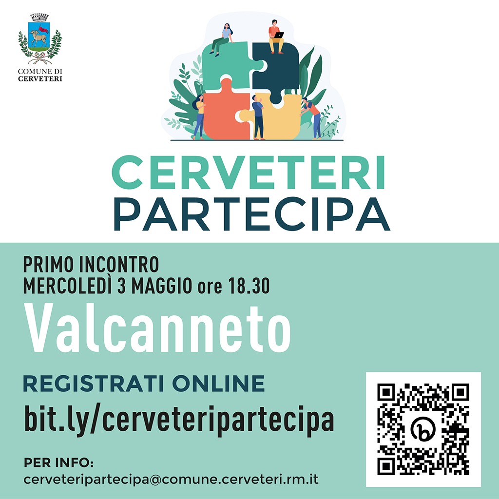 Al via “Cerveteri Partecipa”, l’Amministrazione comunale incontra i cittadini