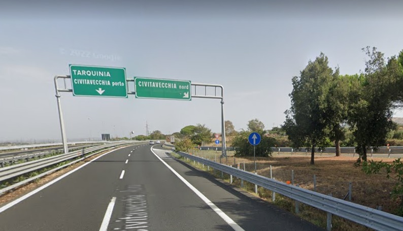Autostrada A12: chiuso per due ore notturne l'entrata dello svincolo di Civitavecchia Nord