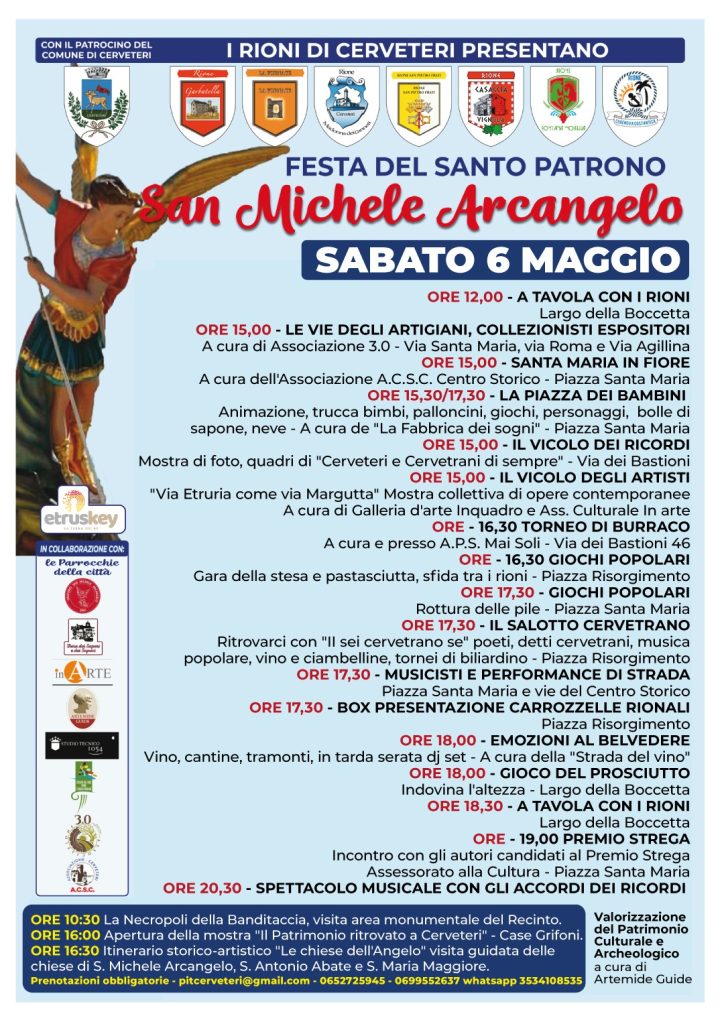 "Festa del Santo Patrono e Premio Strega: grande weekend a Cerveteri"