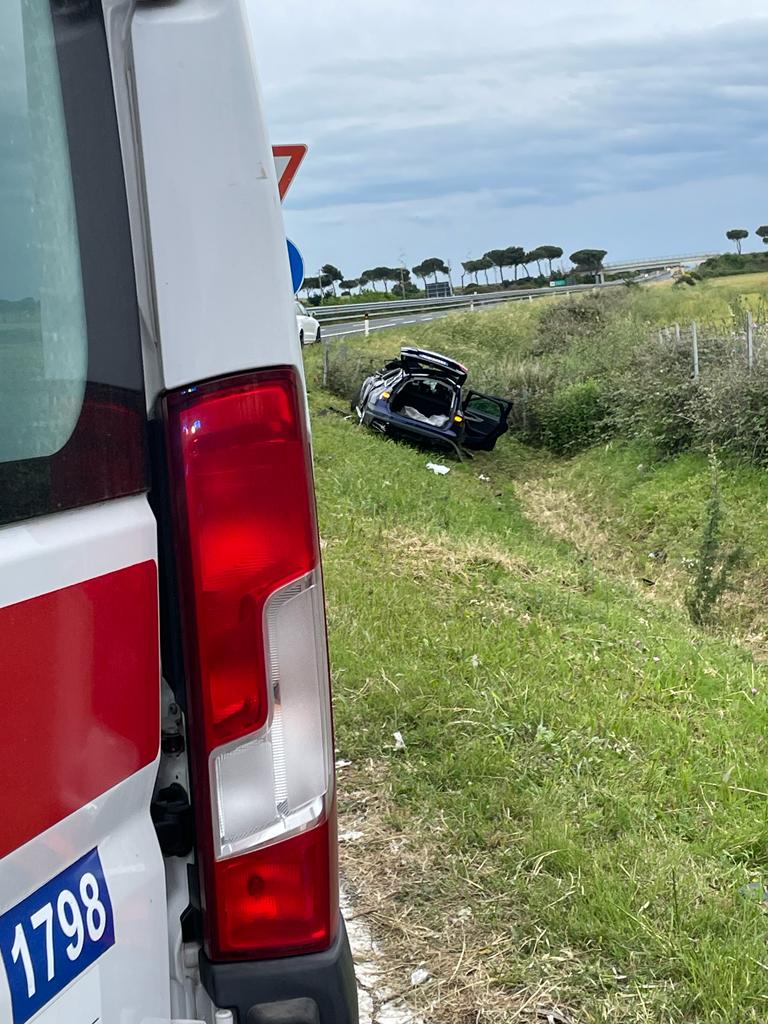 Incidente sulla A12 tra Cerveteri e Santa Severa, traffico bloccato