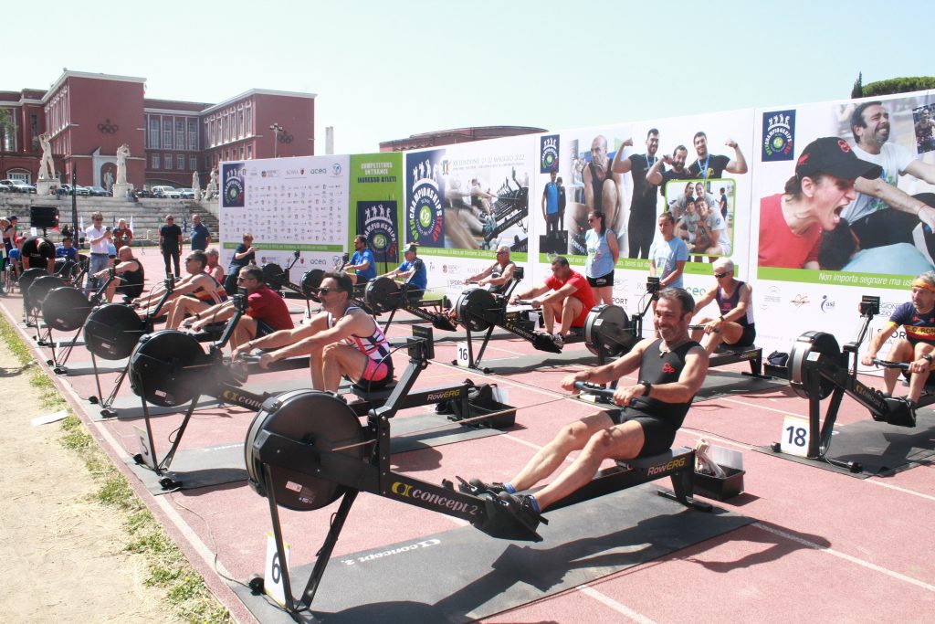 I campioni dell'indoor rowing sabato 20 e domenica 21 a Roma
