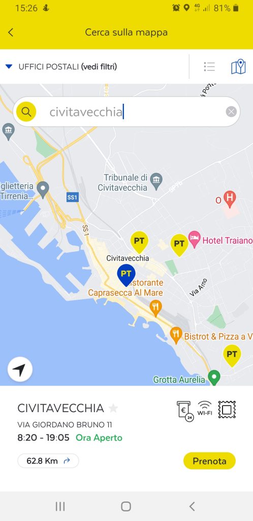 Poste bollettini corsia dedicata