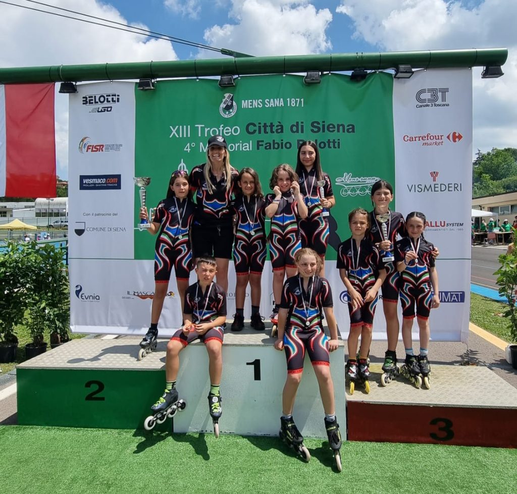 Pattinaggio Velocità: DEBBY ROLLER TEAM seconda società al XIV Trofeo Città di Siena