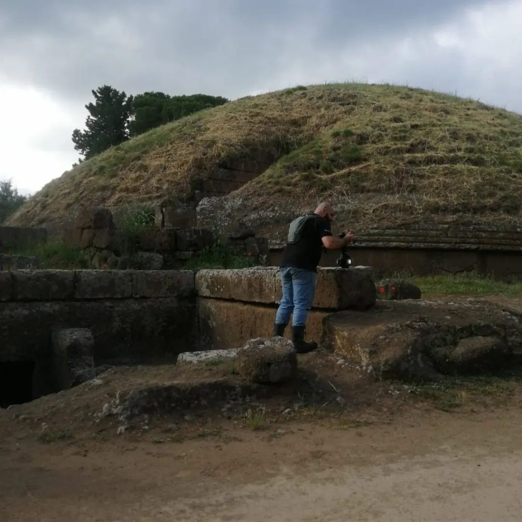 Necropoli della Banditaccia, applicate nuove tecnologie di rilievo: 3 laserscanner e un sensore di fotogrammetria applicata