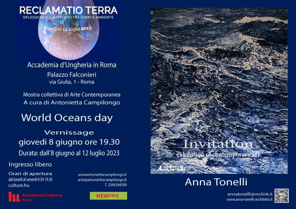 Anna Tonelli, pittrice residente a Valcanneto, in una Mostra di prestigio