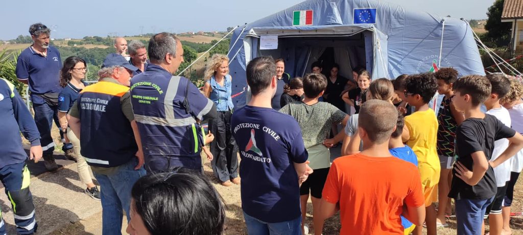 I responsabili del Dipartimento Nazionale di Protezione Civile in visita a Cerveteri, Gubetti: "Bellissimo momento di confronto"