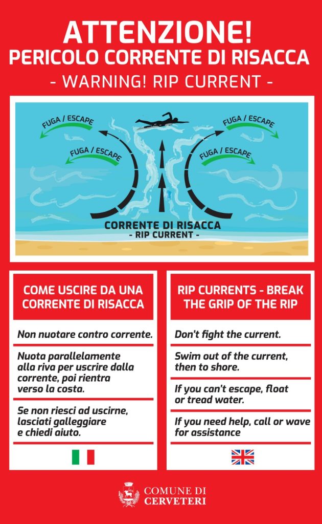 Cerveteri, "Sulle spiagge di Campo di Mare nuova cartellonistica per la sicurezza in mare"