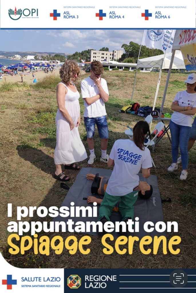Nuovi appuntamenti con "Spiagge serene", il progetto ASL per un'estate in sicurezza