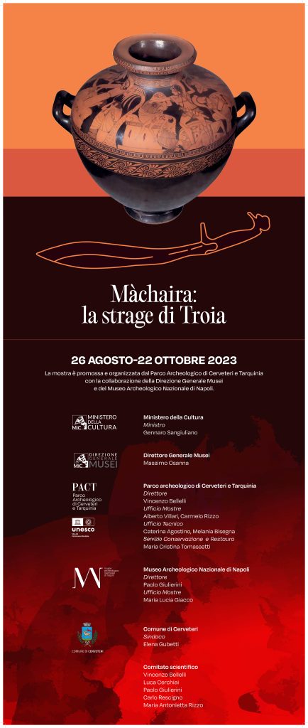 Cerveteri, al Museo l'Esposizione temporanea "Màchaira: la strage di Troia"