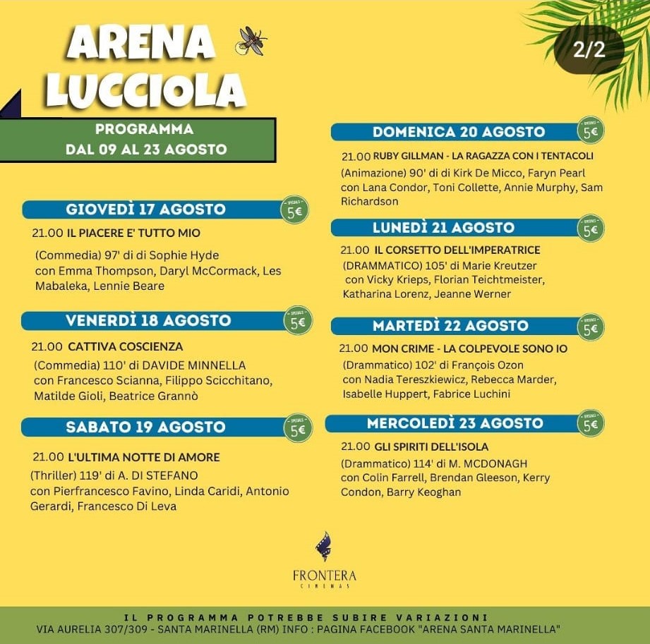 Santa Marinella, riapre l'Arena Lucciola