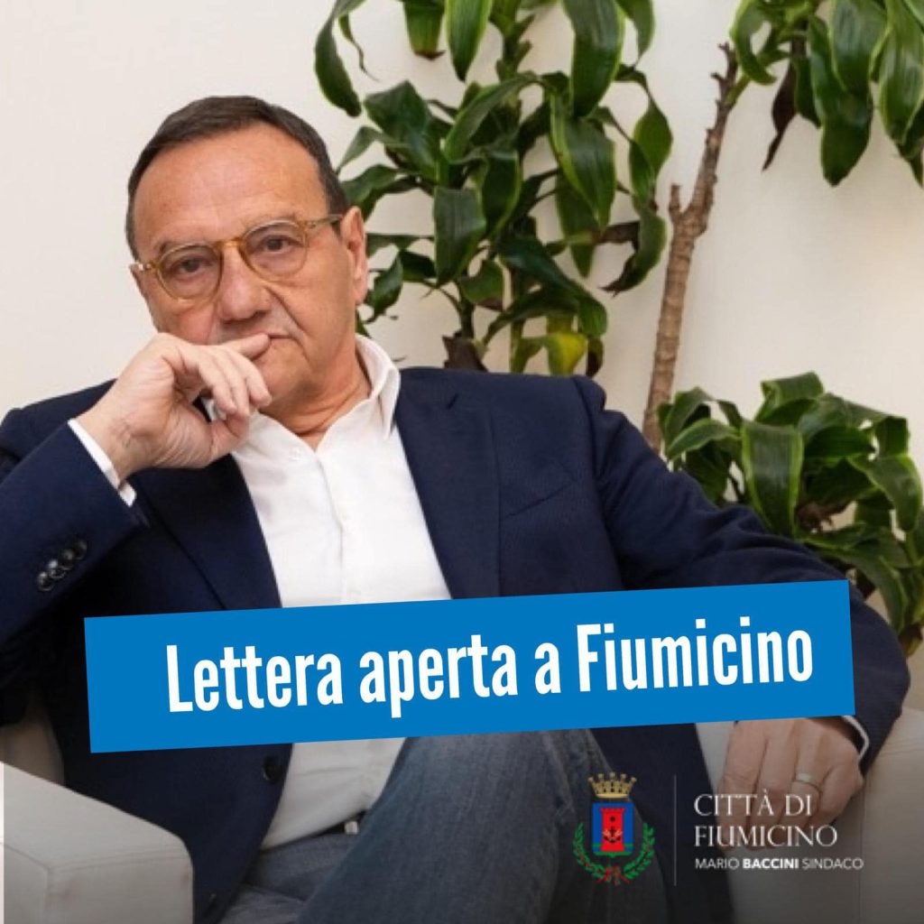 Fiumicino, la lettera aperta del Sindaco Baccini