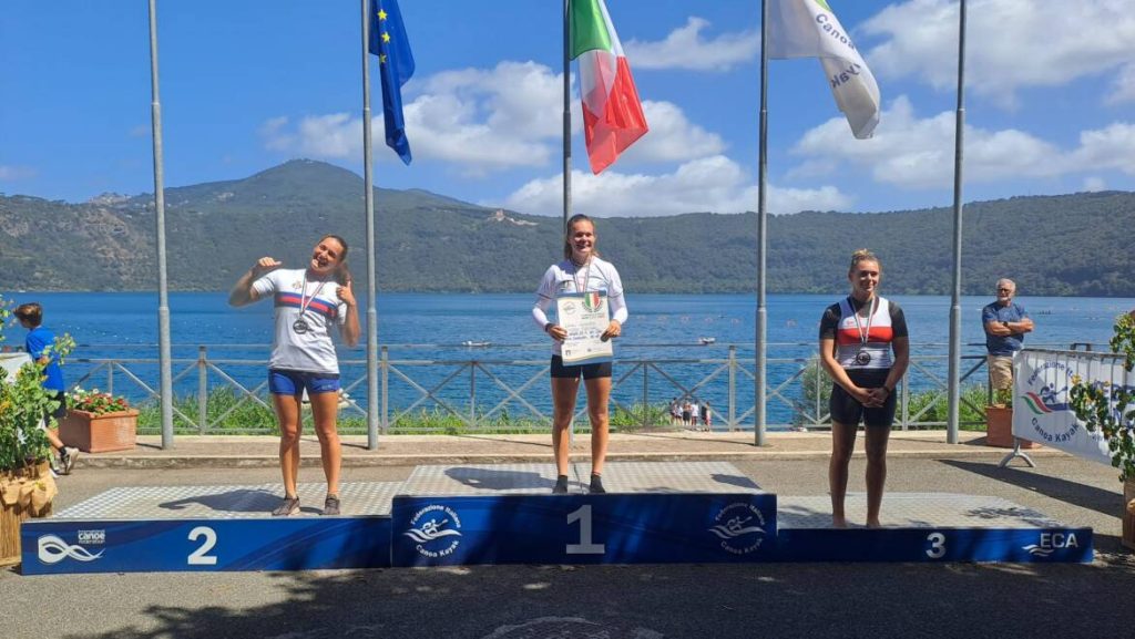 Cerveteri, Sara Mrzyglod è campionessa italiana di canoa