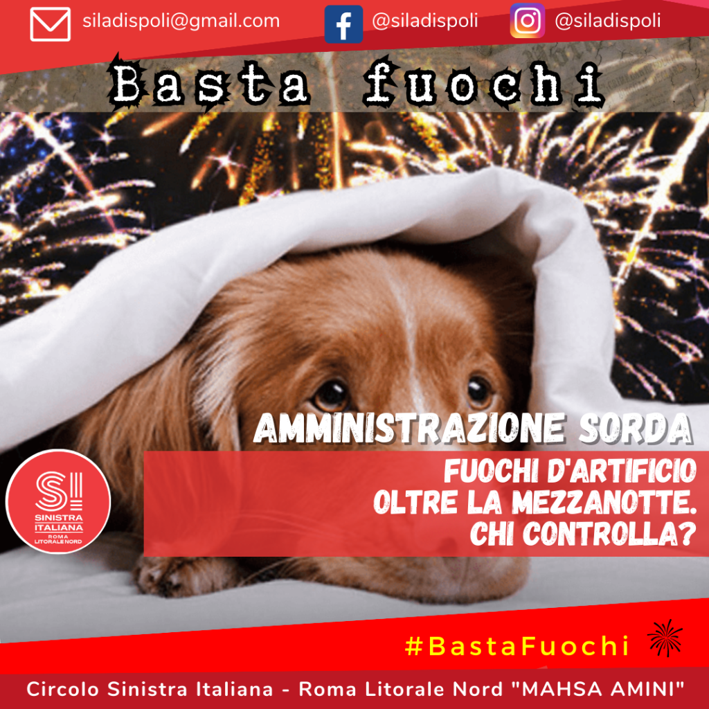 Fuochi d'artificio nel cuore della notte: l'appello di Sinistra Italiana Ladispoli