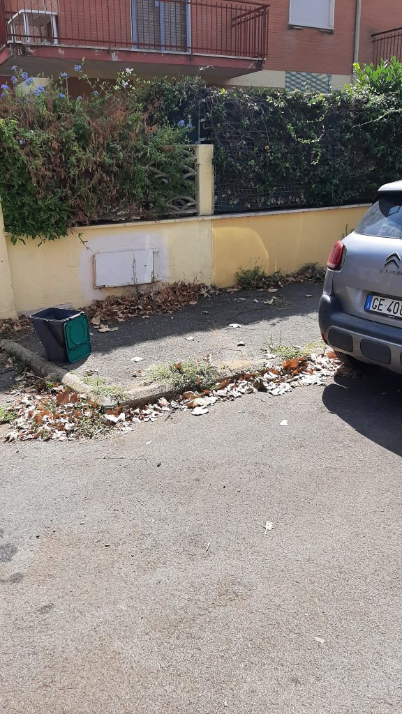 Ladispoli: sporcizia in strada, la segnalazione di un lettore
