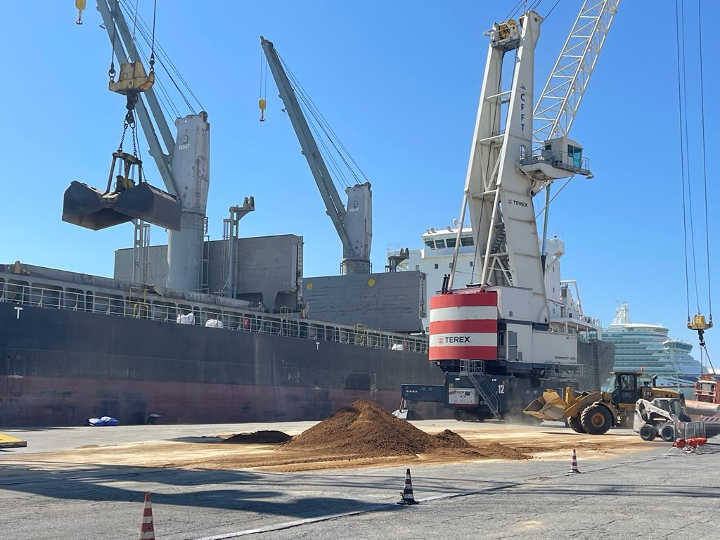 Giornate di intensi traffici commerciali nel porto di Civitavecchia