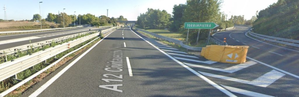 A12 Roma - Civitavecchia: da stasera chiusure notturne a Torrimpietra
