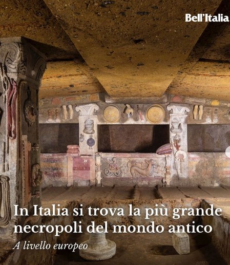 Cerveteri protagonista della rivista Bell'Italia