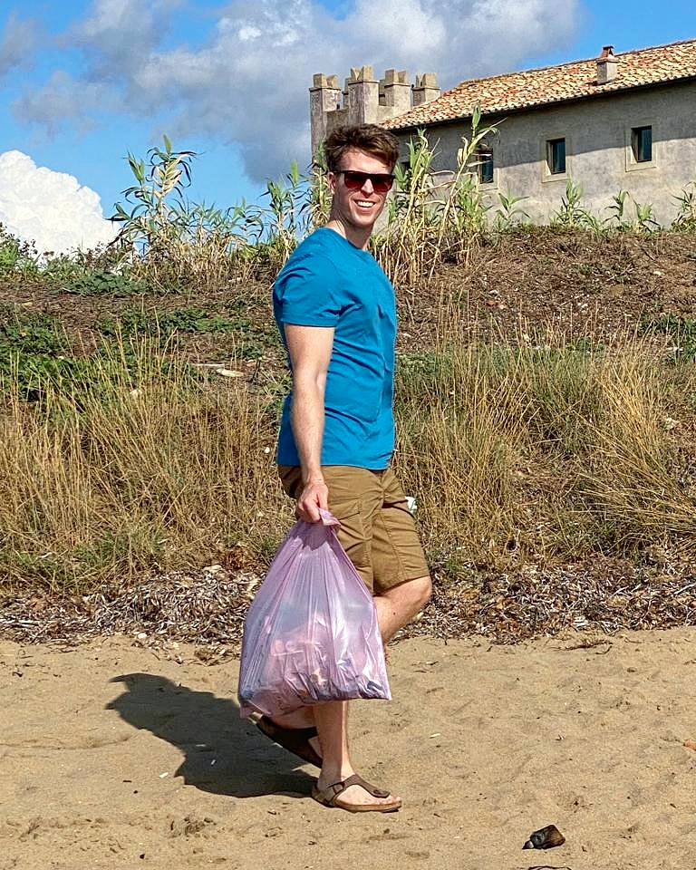 Santa Severa: raccolta di rifiuti organizzata dai ragazzi di Natureducation 