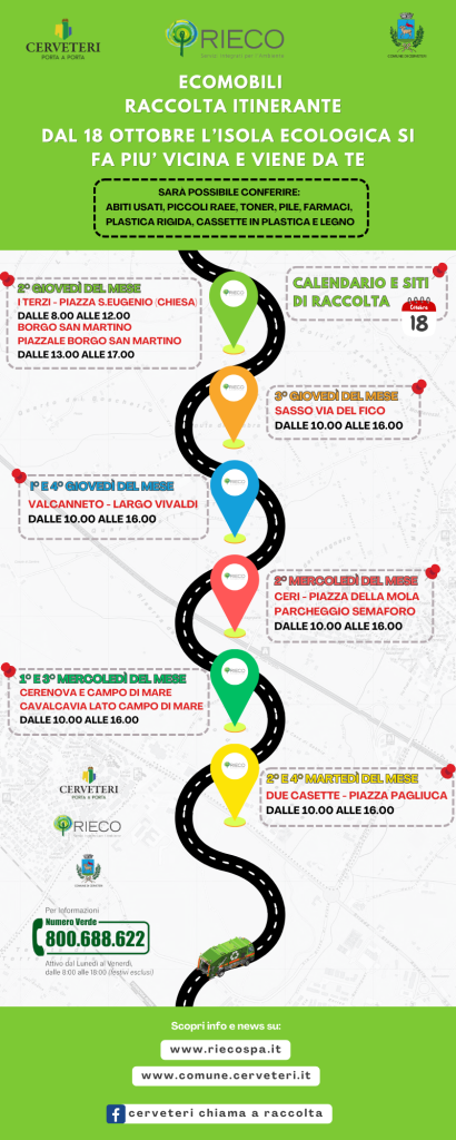 Cerveteri dal 18 ottobre parte il servizio con Ecomobili