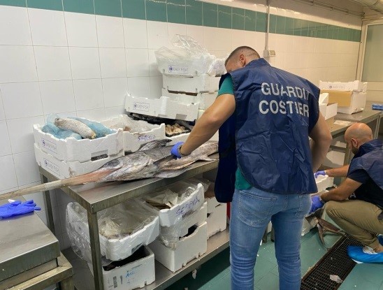 Operazione “Espero”: nel Lazio la Guardia Costiera sequestra oltre una tonnellata di prodotto ittico ed eleva oltre33.000euro di sanzioni