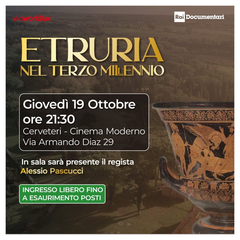 Etruria nel terzo millennio, Pascucci fa il bis al Cinema Moderno di Cerveteri