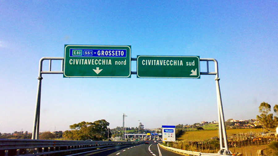A12 Roma-Civitavecchia, chiusa per una notte l’uscita di Civitavecchia Nord: orari e alternativa