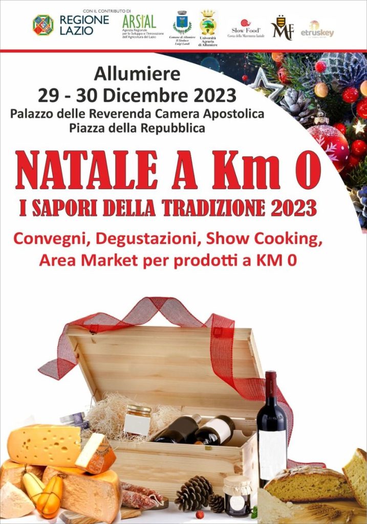 Natale a KM 0, ad Allumiere arrivano i sapori della tradizione