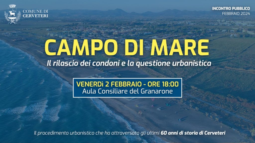 Condoni a Campo di Mare, venerdì incontro pubblico al Granarone