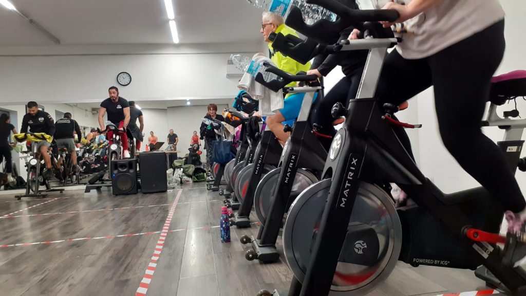 Bruciare le calorie con il ritmo della musica, spinning che passione!