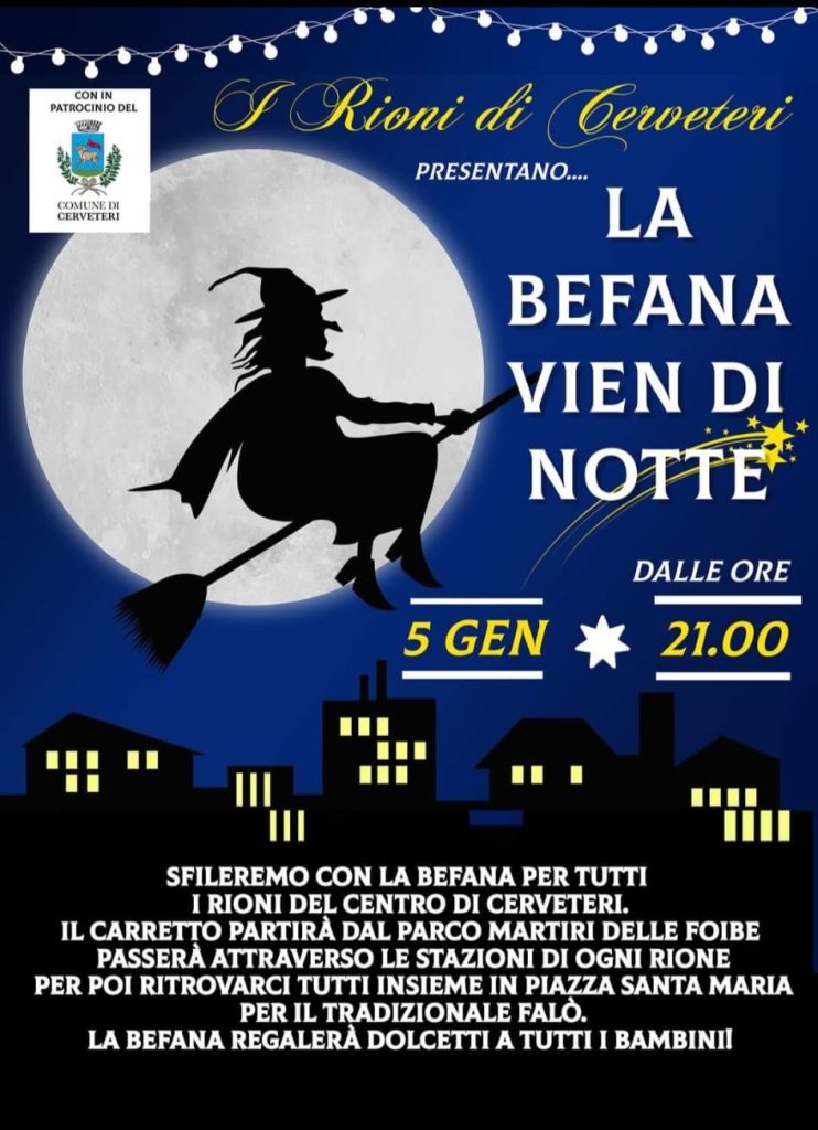 A Cerveteri arriva la Befana