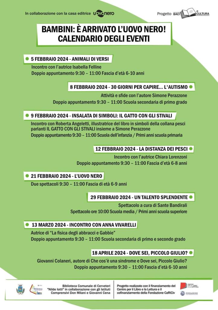 locandina appuntamenti uovo nero 