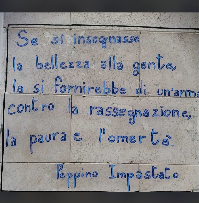 frase Peppino impastato